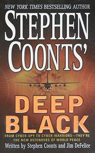 Book cover for Deep Black (Stephen Coonts' Deep Black, Book 1) by Coonts, Stephen