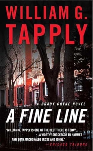 Book cover for A Fine Line: A Brady Coyne Novel by Tapply, William G.
