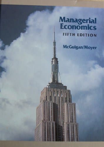 Book cover for Managerial economics by McGuigan, James R
