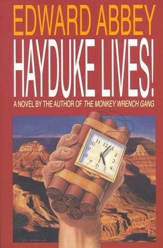 Book cover for Hayduke Lives! by Abbey, Edward
