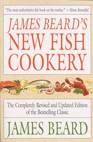 Book cover for James Beard's New Fish Cookery by Beard, James