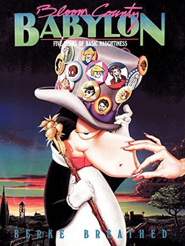 Book cover for Bloom County Babylon: Five Years of Basic Naughtiness by Breathed, Berkeley