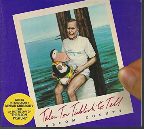 Book cover for Tales Too Ticklish to Tell: Bloom County by Breathed, Berke