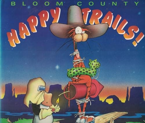 Book cover for Happy Trails by Breathed, Berke