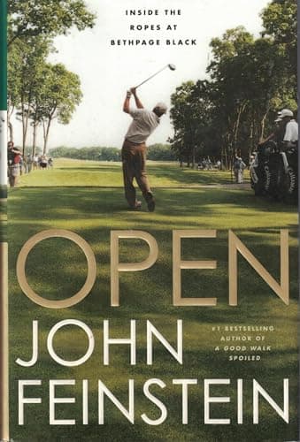 Book cover for Open: Inside the Ropes at Bethpage Black by Feinstein, John