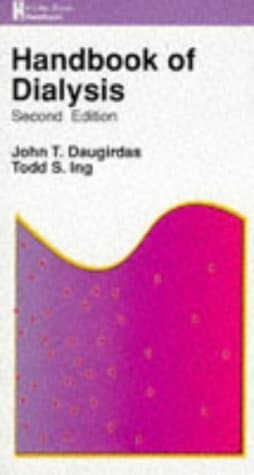 Book cover for Handbook of Dialysis by John T. Daugirdas