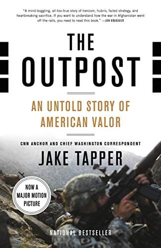 Book cover for The Outpost: An Untold Story of American Valor by Tapper, Jake