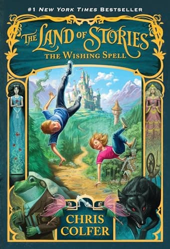 Book cover for The Wishing Spell by Chris Colfer