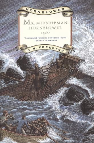 Book cover for Mr. Midshipman Hornblower (Hornblower Saga (Paperback)) by Forester, C. S.