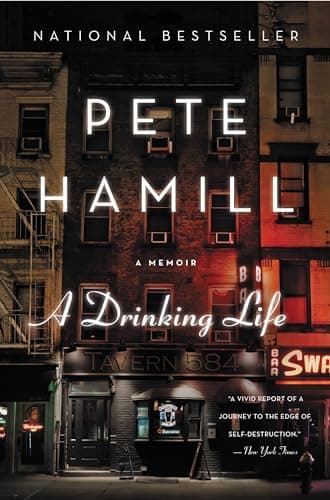 Book cover for A Drinking Life by Hamill, Pete