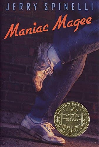 Book cover for maniac magee by Jerry Spinelli