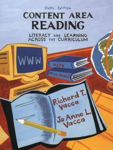Book cover for Content Area Reading: Literacy and Learning Across the Curriculum by Richard T. Vacca