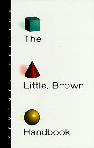 Book cover for The Little, Brown Handbook;7th ed by H. Ramsey Fowler