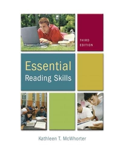 Book cover for Essential Reading Skills (3rd Edition) by McWhorter, Kathleen T.