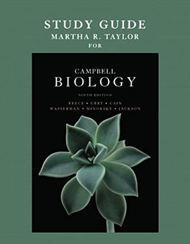 Book cover for Study Guide for Campbell Biology by Reece, Jane B.
