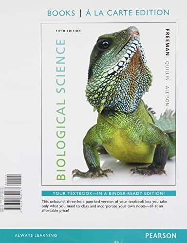 Book cover for Biological Science, Books a la Carte Edition (5th Edition) by Freeman, Scott