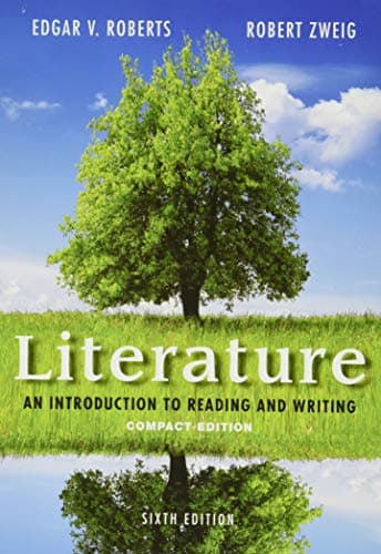 Book cover for Literature: An Introduction to Reading and Writing, Compact Edition by Roberts, Edgar