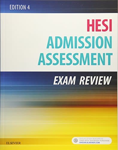 Book cover for Admission Assessment Exam Review by HESI