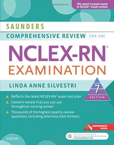 Book cover for Saunders Comprehensive Review for the NCLEX-RN (Saunders Comprehensive Review for Nclex-Rn) by Silvestri PhD  RN  ANEF  FAAN, Linda Anne