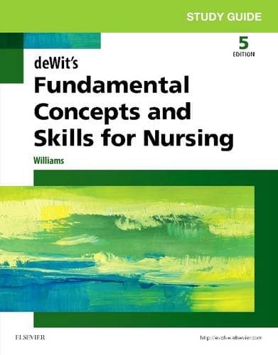 Book cover for Study Guide for deWit's Fundamental Concepts and Skills for Nursing by Williams MSN  RN  CCRN, Patricia A.