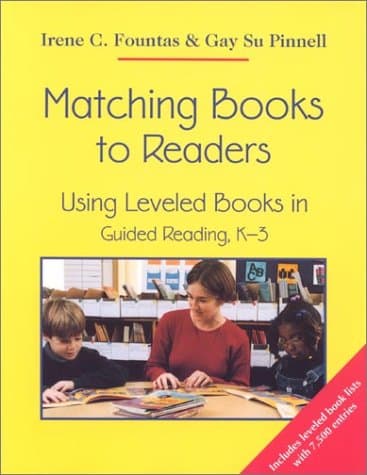 Book cover for Matching Books to Readers: Using Leveled Books in Guided Reading, K-3 by Fountas, Irene