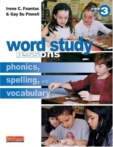 Book cover for Word Study Lessons: Phonics, Spelling, and Vocabulary Grade 3 by Irene C. Fountas