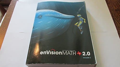 Book cover for enVision Math 2.0 Texas Edition Volume 2 5th Grade Workbook - Student Edition 2015 by Scott Foresman