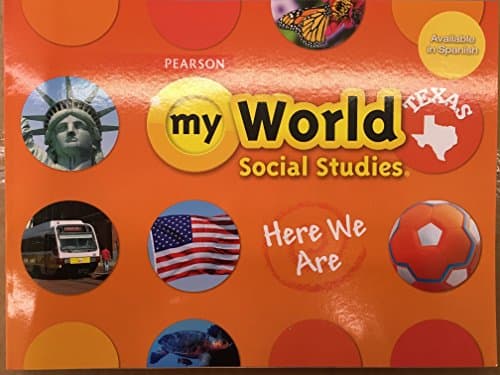 Book cover for Pearson Texas - My World Social Studies - Kindergarten Workbook by Pearson
