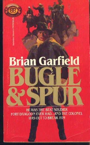 Book cover for BUGLE AND SPUR by Brian Garfield