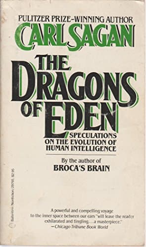Book cover for The Dragons of Eden by Sagan, Carl