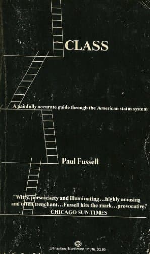 Book cover for Class by Fussell, Paul
