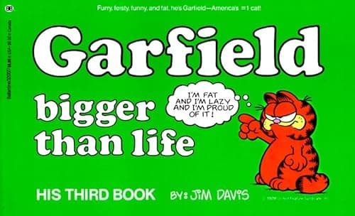 Book cover for Garfield Bigger Than Life (#3) by Davis, Jim
