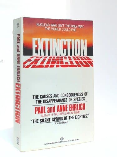 Book cover for Extinction: The Causes and Consequences of the Disappearance of Species by Ehrlich, Paul R.