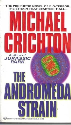 Book cover for The Andromeda Strain by Crichton, Michael