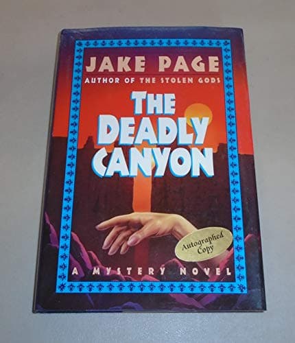 Book cover for The Deadly Canyon by Page, Jake