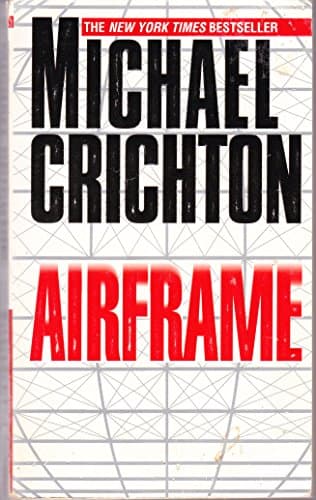 Book cover for Airframe by Michael Crichton
