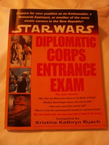 Book cover for Diplomatic Corps Entrance Exam (Star Wars) by Rusch, Kristine Kathryn