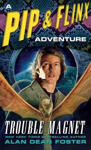 Book cover for Trouble Magnet: A Pip & Flinx Adventure (Adventures of Pip & Flinx) by Foster, Alan Dean