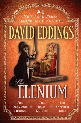 Book cover for The Elenium: The Diamond Throne The Ruby Knight The Sapphire Rose by Eddings, David