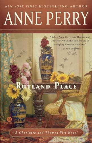 Book cover for Rutland Place: A Charlotte and Thomas Pitt Novel by Perry, Anne