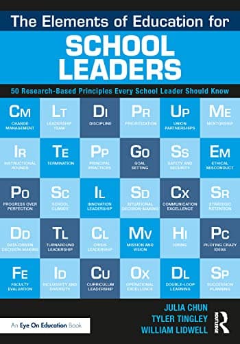 Book cover for The Elements of Education for School Leaders by Chun, Julia