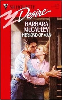 Book cover for Her Kind of Man (Silhouette Desire, No. 771) by Barbara McCauley