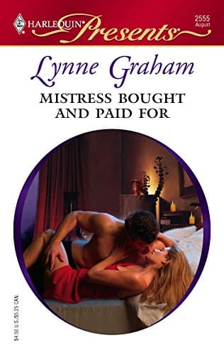 Book cover for Mistress Bought and Paid For by Graham, Lynne
