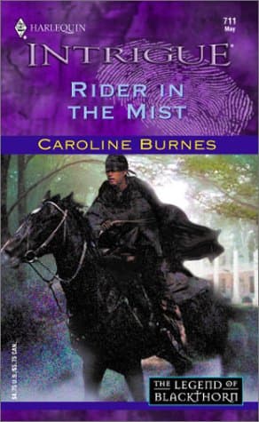 Book cover for Rider In The Mist (The Legend Of Blackthorn) by Burnes, Caroline