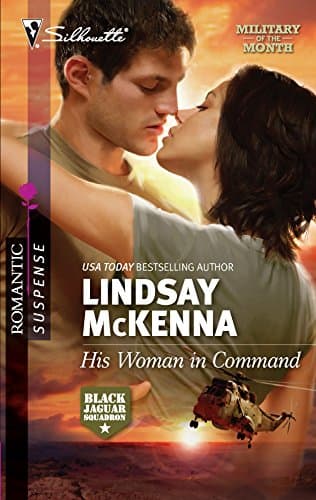 Book cover for His Woman in Command (Black Jaguar Squadron, 1) by McKenna, Lindsay