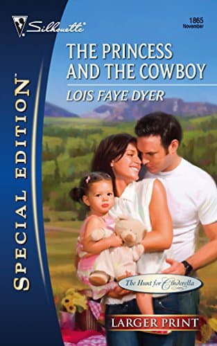 Book cover for The Princess and the Cowboy (The Hunt for Cinderella, 1) by Dyer, Lois Faye