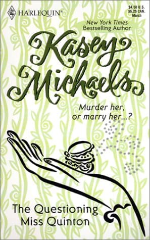 Book cover for The Questioning Miss Quinton by Michaels, Kasey