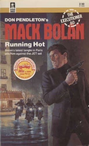 Book cover for Running Hot (The Executioner, Mack Bolan # 80) by Don Pendleton