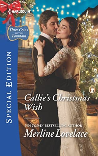 Book cover for Callie's Christmas Wish (Three Coins in the Fountain, 3) by Lovelace, Merline