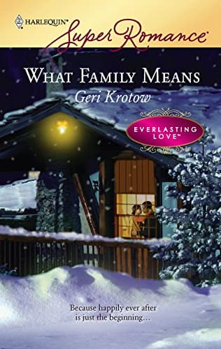 Book cover for What Family Means by Krotow, Geri